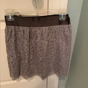 J. Crew lace mini skirt